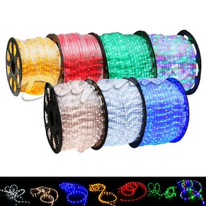 LED Rope Light 10/20/25/50/100/150ft Outdoor Tree Waterproof Holiday Christmas - Picture 1 of 73