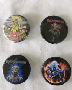 Iron Maiden Pin Set Licensed Maiden Eddie Heavy Metal Lot - Picture 1 of 7