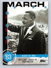 2015 Topps - MLK Leads March - Baseball History   #5A Martin Luther King Jr