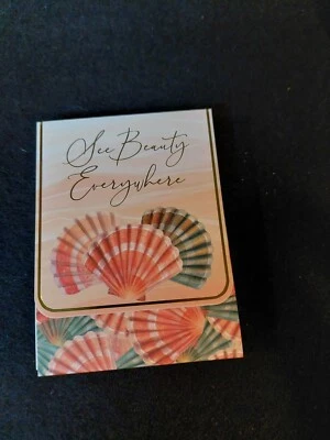 Small 3 Seashells Notepad With 75 Pages And Magnetic Closure (4"×3") - Image 1 of 4