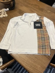 Burberry Kids Polo Shirt - Picture 1 of 4