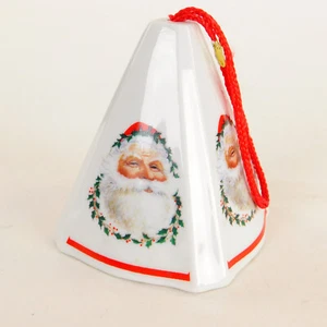 Contenedor de popurrí con corcho adorno navideño en forma de campana de Papá Noel Jasco - Imagen 1 de 6