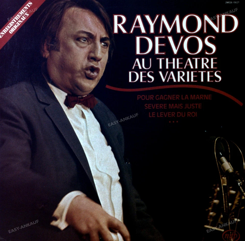 Raymond Devos - Au Théâtre Des Variétés LP (VG/VG) . - Image 1 of 1