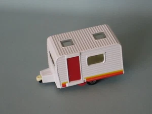 Matchbox Tourer Caravan RV White Body Unboxed Toy Model 60mm Circus Camping - Picture 1 of 3