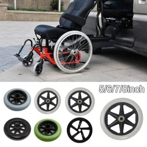 5/6/7/8 Zoll Festes Reifen rad Anti-Slip Rollstuhl vorne Castor - Bild 1 von 6