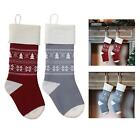 Chritsmas Stocking Socks With Snow Printing Decorations for Festival Party