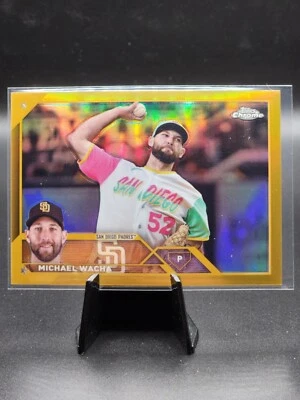 Actualización cromada Topps 2023 - Michael Wacha (#USC189) refractor de oro/50 Foto 1 de 2