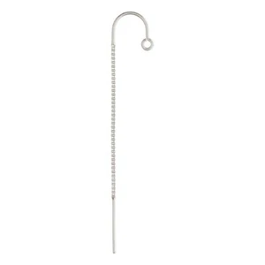 2 Stck. Sterlingsilber U Einfädler Ohr Drähte Box Kette Zubehör • Baumeln Schmuck Zum Selbermachen - Bild 1 von 2
