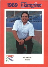 1989 Wichita Wranglers Rock #NNO Joe Chavez TR - NM-MT