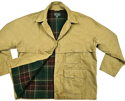 *HOT VINTAGE Men's POLO RALPH LAUREN @ PARKA CAMPING WOOL LINED KHAKI Jacket XL - Image 1 of 4