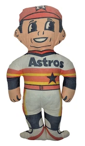 Vintage HOUSTON ASTROS Plush Baseball Player Craig Reynolds Rainbow Uniform - Picture 1 of 10