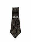Monsieur Given by MEN'S TIE Multicolor W: 3.7/8" L:58" Made In USA 100% Silk