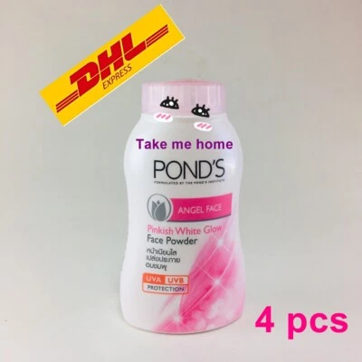 Thai Pond's Angel Face Powder 50g Pinkish White Glow UVA&UVB Protection Unisex - Image 1 of 4
