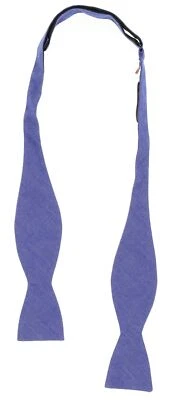 Original Penguin Mens Blue Classic Textured Cotton Bow Tie 140189 - Image 1 of 2