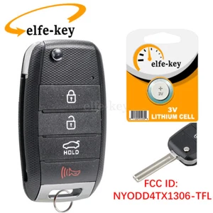 4 Buttons Remote Control Car Key Fob Flip Blade for Kia Sportage 2014 2015 2016 - Bild 1 von 9