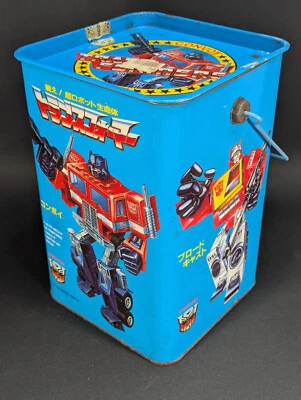 Transformers Kabaya G1 Convoy Confectionery Can Tin RARE VINTAGE Japan Takara - Image 1 of 4