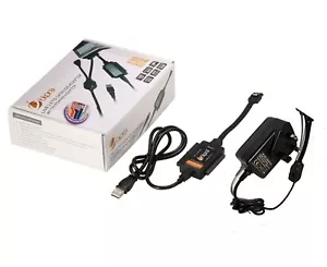 USB 2.0 to SATA/IDE Adapter Kit with Power Adapter for 2.5/3.5/5.25 Hard Drive - Picture 1 of 8