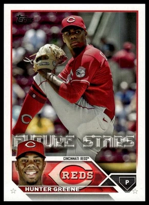 2023 Topps #155 Hunter Greene - Image 1 of 2