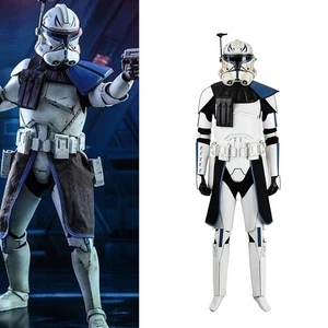 Star Wars Clone Captain Rex Cosplay Costume Props Helmet Halloween Party Outfit - Picture 1 of 42
