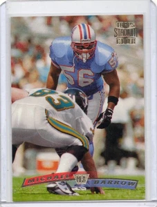 1996 Topps Stadium Club - Michael Barrow #122 Houston Oilers - Picture 1 of 2