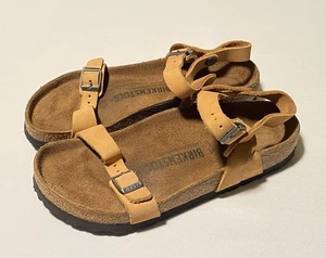 Birkenstock Pali Leather Women's Ankle Strap Sandals Size EU36/US6 Made Germany - Picture 1 of 17