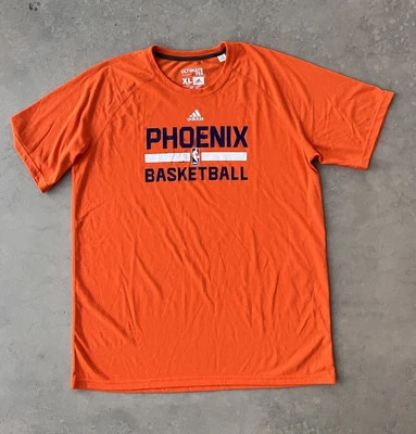 Phoenix Suns Shirt Size XL TJ Warren Game Used Warm Up NBA Adidas Orange Signed - Image 1 of 4