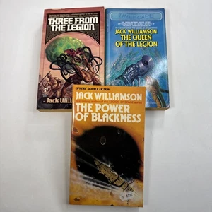 Vintage Jack Williamson 3 Book Lot: The Power Of Blackness, Three From Legion - Picture 1 of 9