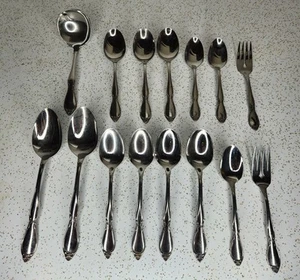 Oneida Community CHATELAINE Stainless Betty Crocker Glossy Flatware 15 Pcs Lot - Picture 1 of 7