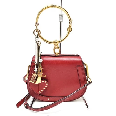 NO TARIFF Chloe Shoulder Bag Red Leather 3980647 - Image 1 of 4