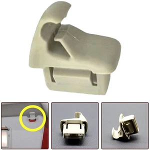 OEM Sun Visor Hook Beige for For MITSUBISHI Lancer For ASX 2012 to 2016 - Picture 1 of 10