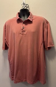 Polo Orvis uomo taglia extra large manica corta cotone rosa - Foto 1 di 3