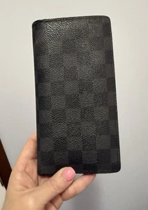LOUIS VUITTON LV Brazza Long Bifold Wallet Damier Graphite - Picture 1 of 9
