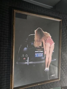 Seltener Porsche 1600 Super Speedster 356 Mädchen Mechaniker  - Bild 1 von 3