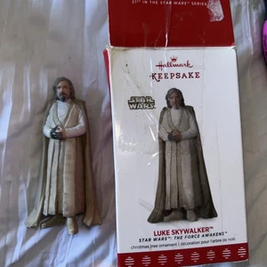 Star Wars Luke Skywalker 2017 Hallmark Keepsake Ornament #21 Il Risveglio della Forza - Foto 1 di 6