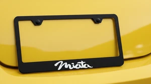 PREMIUM Miata Stainless Steel License Plate Frame - Picture 1 of 3