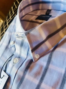 Neu mit Etikett Leo Chevalier klassische Passform Gr. L BD. Fensterscheibe 100% Baumwolle mittelblau bügelfrei - Bild 1 von 11