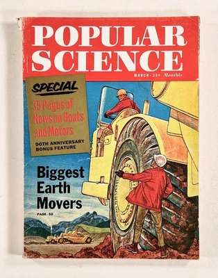 1962 Mar POPULAR SCIENCE sailboarding DUNE BUGGIES diving for treasure BOATING - Image 1 of 4