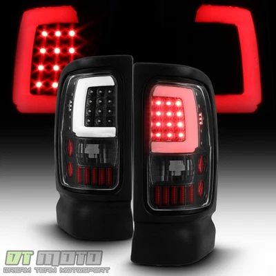 Luces traseras LED negras para Dodge Ram 1500 2500 3500 1994-2001 izquierda+derecha Foto 1 de 4