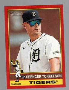 2025 Topps Heritage Red Spencer Torkelson #81 - Bild 1 von 1