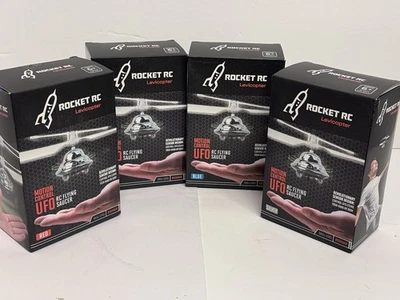 Lot of 4 NEW ROCKET RC Levicopter Motion Control UFO RC Fly - Image 1 of 4