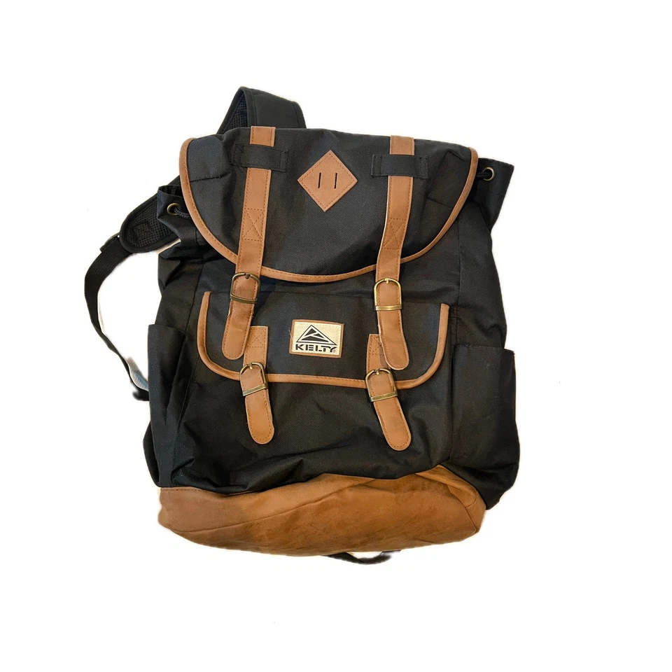  Mochila Kelty 26L mediana carga superior imitación cuero Foto 1 de 3