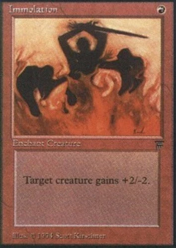 Immolation - Legends # MTG Magic The Gathering - Image 1 of 1
