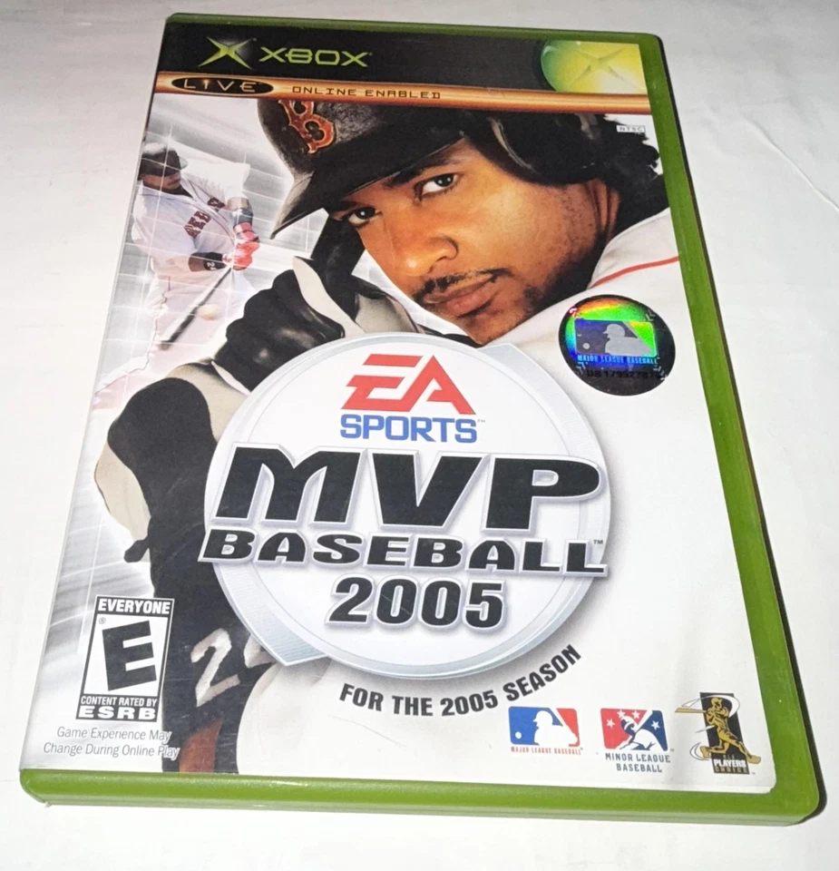 MVP Baseball 2005 Microsoft Xbox Video Game EA Sports MLB Tested Case Artwork - Image 1 of 3