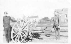 RPPC Demolished German Gun St Quentin France Military WWI 1910s Vintage Postcard - Picture 1 of 1