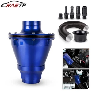 Kit de inducción de admisión de aire frío universal US Apollo con caja de aire y filtro azul  - Imagen 1 de 10