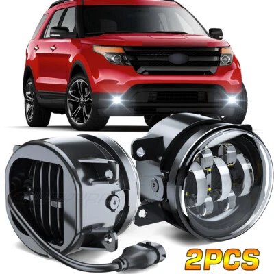 Par de luces antiniebla de parachoques de conducción para Ford Explorer 2011-2015 Foto 1 de 4