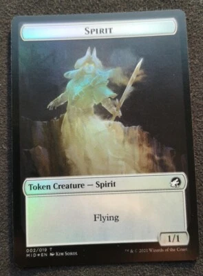 Spirit / Spider Token - Foil - MID - MTG - NM - EN - 002/011 - Image 1 of 2