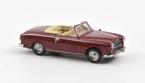 Norev 474343 Peugeot 403 Cabriolet dunkelrot 1957 Maßstab 1:87 Modellauto - Bild 1 von 1