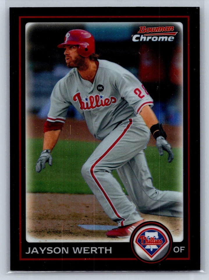 2010 Bowman Chrome Refractor Jayson Werth #17 - Image 1 of 2