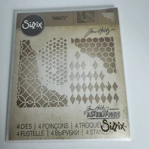 Tim Holtz Sizzix Mixed Media Matrizen 660220 Thinlits 4 Matrizen - Bild 1 von 5